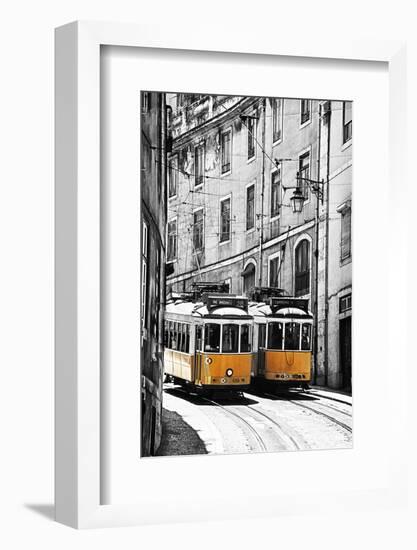 Portugal, Lisbon. Famous Old Lisbon Cable Car-Terry Eggers-Framed Photographic Print