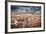 Portugal, Lisbon, Rooftop View of Baixa District with Sao Jorge Castle and Alfama District Beyond-Alan Copson-Framed Photographic Print