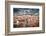 Portugal, Lisbon, Rooftop View of Baixa District with Sao Jorge Castle and Alfama District Beyond-Alan Copson-Framed Photographic Print