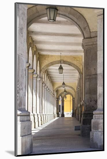 Portugal, Minho Province, Braga. Urban Area Arched Corridor-Emily Wilson-Mounted Photographic Print