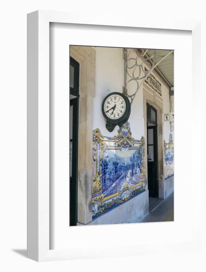 Portugal, Pinhao, Exterior of Train Station-Jim Engelbrecht-Framed Photographic Print