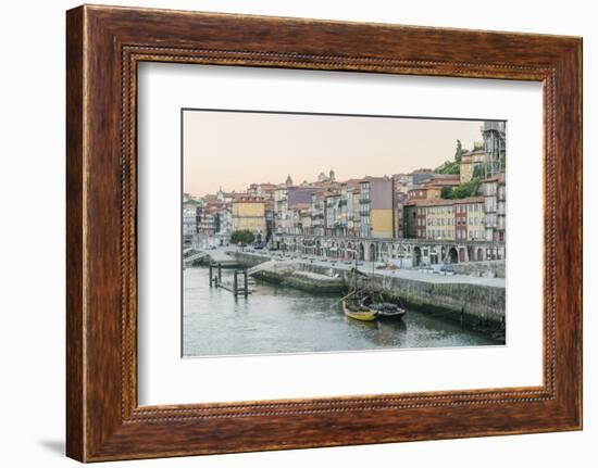 Portugal, Porto, Douro Waterfront at Dawn-Rob Tilley-Framed Photographic Print