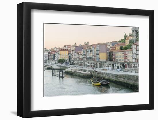 Portugal, Porto, Douro Waterfront at Dawn-Rob Tilley-Framed Photographic Print