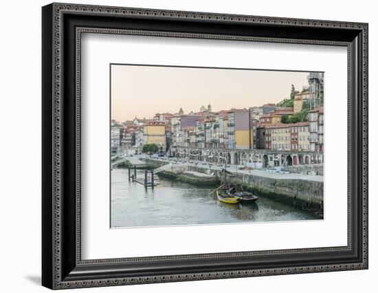 Portugal, Porto, Douro Waterfront at Dawn-Rob Tilley-Framed Photographic Print