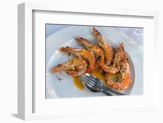 Portugal, Porto, Shrimp with Garlic and Butter-Jim Engelbrecht-Framed Photographic Print