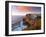 Portugal, Sintra, Azehas Do Mar, Overview of Town at Dusk-Shaun Egan-Framed Photographic Print