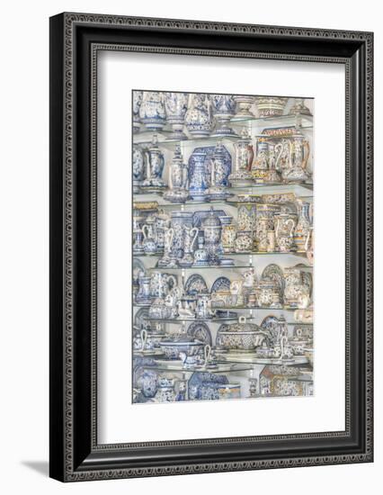 Portugal, Sintra, Hand Painted Ceramic Dishes for Sale-Jim Engelbrecht-Framed Photographic Print