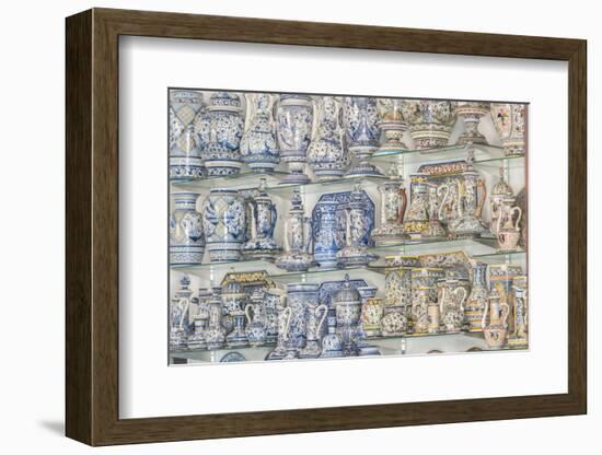 Portugal, Sintra, Hand Painted Ceramic Dishes for Sale-Jim Engelbrecht-Framed Photographic Print