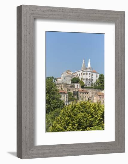 Portugal, Sintra, Sintra National Palace, Exterior-Jim Engelbrecht-Framed Photographic Print