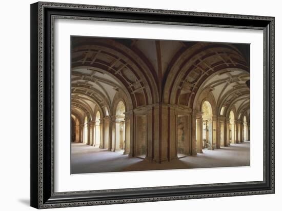 Portugal, Tomar, Cloister at Convent of Christ, UNESCO World Heritage List, 1983-null-Framed Giclee Print