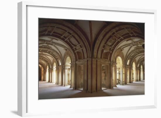 Portugal, Tomar, Cloister at Convent of Christ, UNESCO World Heritage List, 1983-null-Framed Giclee Print