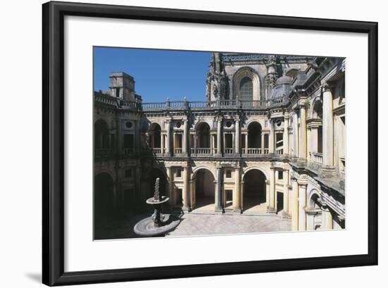 Portugal, Tomar, Convent of Order of Christ, Cloister-null-Framed Giclee Print