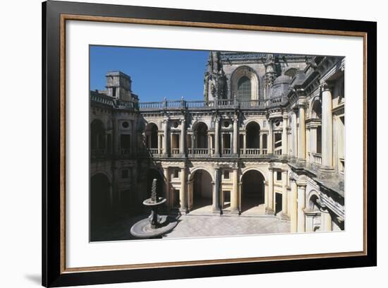 Portugal, Tomar, Convent of Order of Christ, Cloister-null-Framed Giclee Print