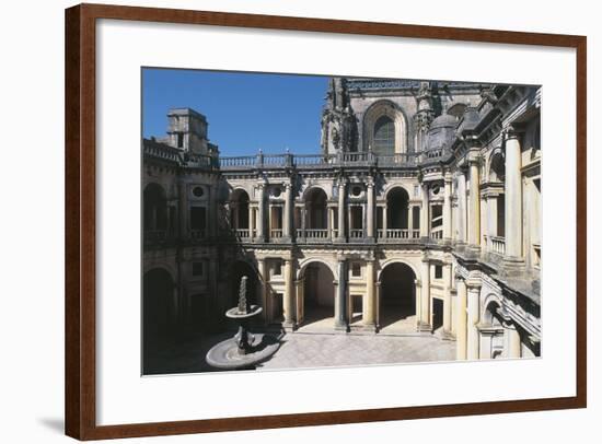 Portugal, Tomar, Convent of Order of Christ, Cloister-null-Framed Giclee Print