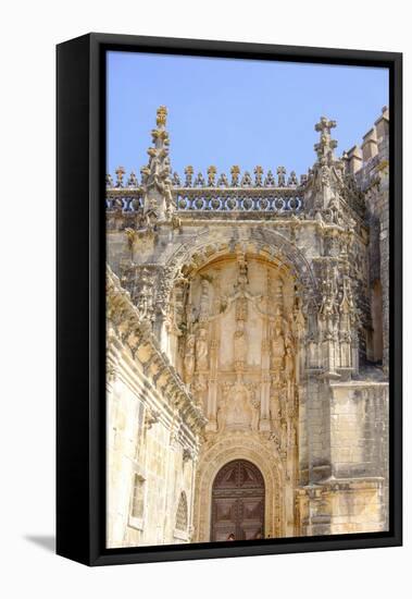 Portugal, Tomar. Tomar Castle, Knights of the Templar fortress.-Emily Wilson-Framed Premier Image Canvas