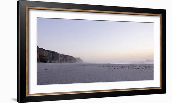 Portuguese Atlantic Coast, Salty Foam after Sunset, Praia D'El Rey, Province Obidos, Portugal-Axel Schmies-Framed Photographic Print