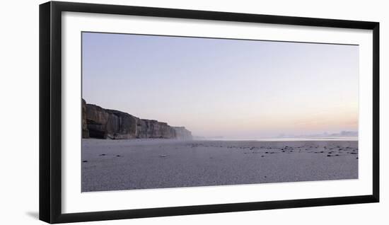 Portuguese Atlantic Coast, Salty Foam after Sunset, Praia D'El Rey, Province Obidos, Portugal-Axel Schmies-Framed Photographic Print