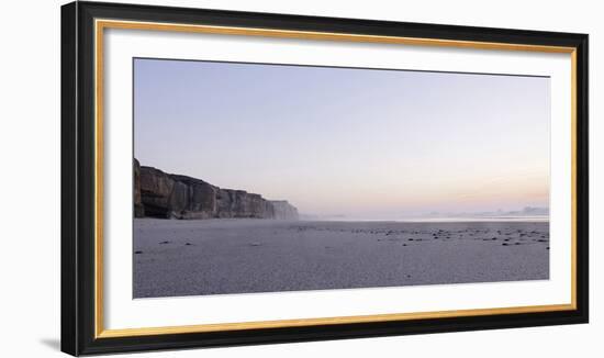 Portuguese Atlantic Coast, Salty Foam after Sunset, Praia D'El Rey, Province Obidos, Portugal-Axel Schmies-Framed Photographic Print