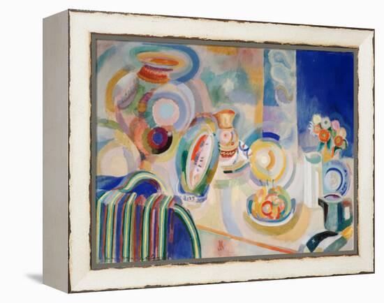 Portuguese Still Life, 1916 (Oil on Canvas)-Robert Delaunay-Framed Premier Image Canvas