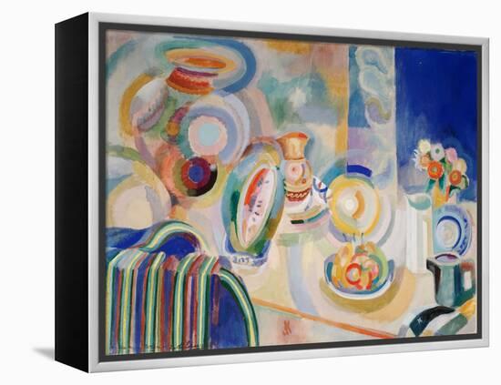 Portuguese Still Life, 1916 (Oil on Canvas)-Robert Delaunay-Framed Premier Image Canvas