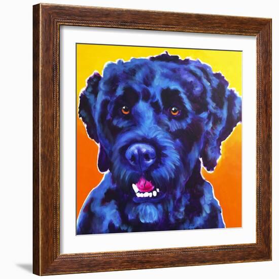 Portuguese Water Dog - Banks-Dawgart-Framed Giclee Print