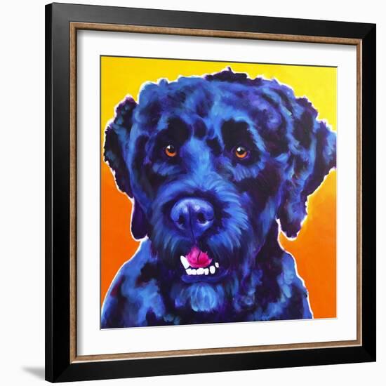 Portuguese Water Dog - Banks-Dawgart-Framed Giclee Print