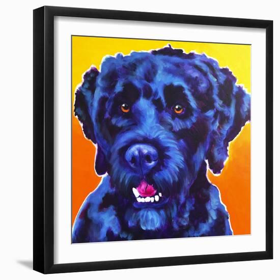 Portuguese Water Dog - Banks-Dawgart-Framed Giclee Print