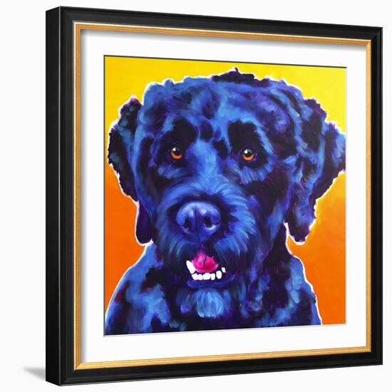 Portuguese Water Dog - Banks-Dawgart-Framed Giclee Print