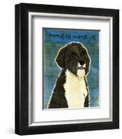 Portuguese Water Dog-John Golden-Framed Giclee Print