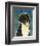 Portuguese Water Dog-John W^ Golden-Framed Art Print