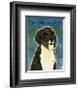Portuguese Water Dog-John W^ Golden-Framed Art Print