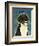 Portuguese Water Dog-John W^ Golden-Framed Art Print