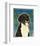 Portuguese Water Dog-John W^ Golden-Framed Art Print