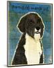 Portuguese Water Dog-John W^ Golden-Mounted Art Print