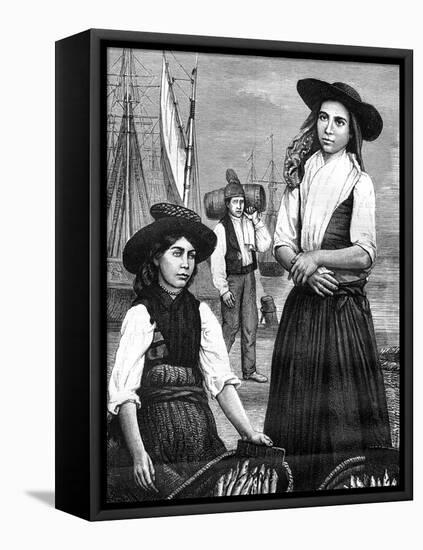 Portuguese Women, 19th Century-Ronjat-Framed Premier Image Canvas