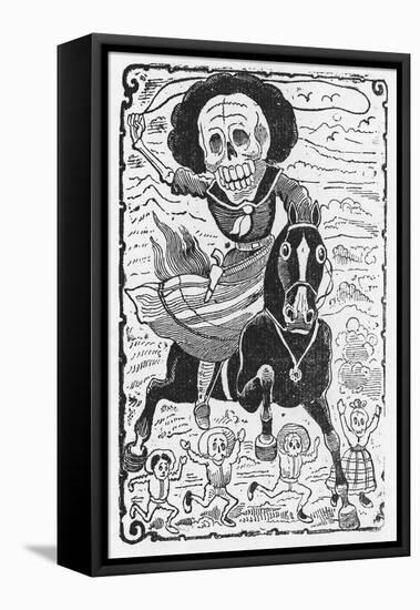 Posada: 'Calavera'-Jose Guadalupe Posada-Framed Premier Image Canvas