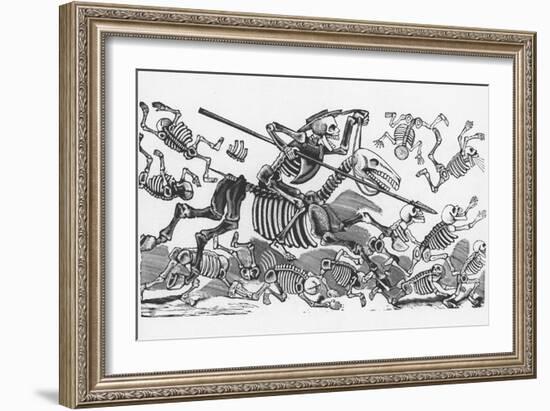 Posada: Don Quijote-Jose Guadalupe Posada-Framed Giclee Print