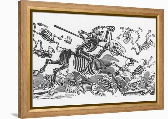 Posada: Don Quijote-Jose Guadalupe Posada-Framed Premier Image Canvas