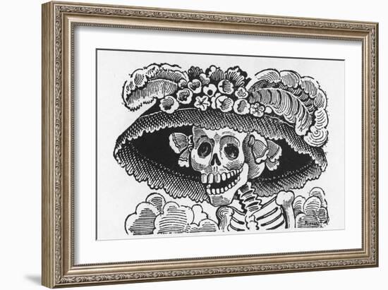 Posada: Fashionable Lady-Jose Guadalupe Posada-Framed Giclee Print