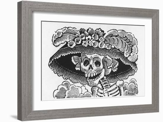 Posada: Fashionable Lady-Jose Guadalupe Posada-Framed Giclee Print