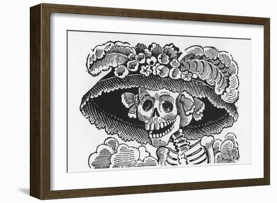 Posada: Fashionable Lady-Jose Guadalupe Posada-Framed Giclee Print