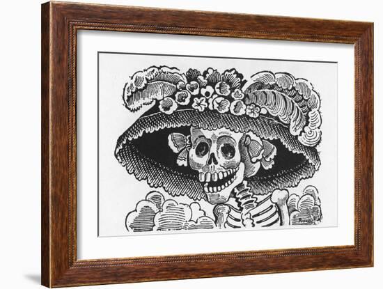 Posada: Fashionable Lady-Jose Guadalupe Posada-Framed Giclee Print