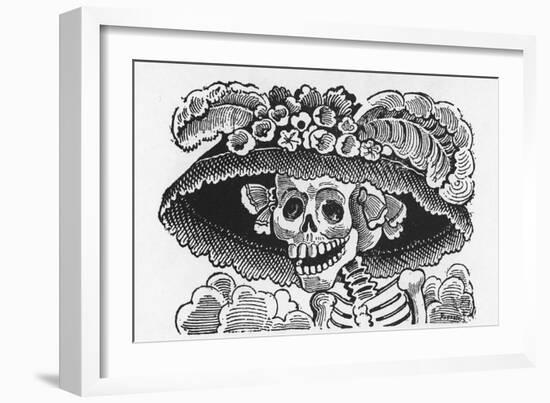 Posada: Fashionable Lady-Jose Guadalupe Posada-Framed Giclee Print