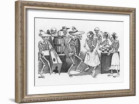 Posada: Happy Dance-Jose Guadalupe Posada-Framed Giclee Print