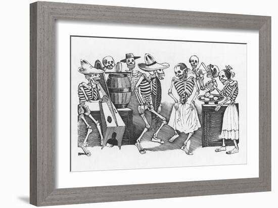 Posada: Happy Dance-Jose Guadalupe Posada-Framed Giclee Print