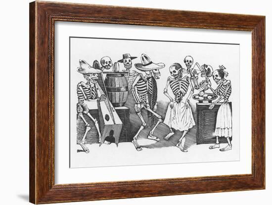 Posada: Happy Dance-Jose Guadalupe Posada-Framed Giclee Print