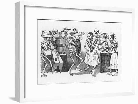 Posada: Happy Dance-Jose Guadalupe Posada-Framed Giclee Print