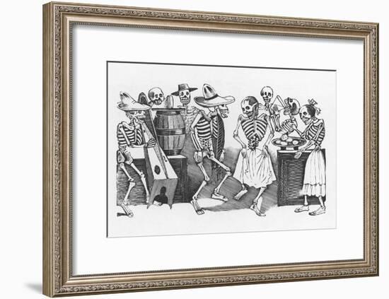 Posada: Happy Dance-Jose Guadalupe Posada-Framed Giclee Print