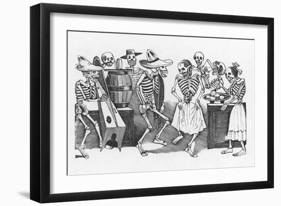 Posada: Happy Dance-Jose Guadalupe Posada-Framed Giclee Print