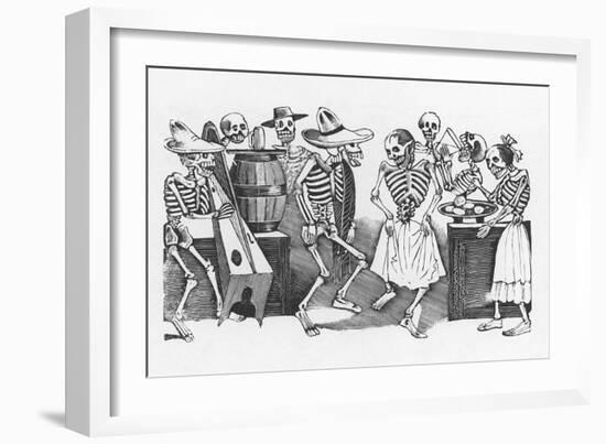 Posada: Happy Dance-Jose Guadalupe Posada-Framed Giclee Print